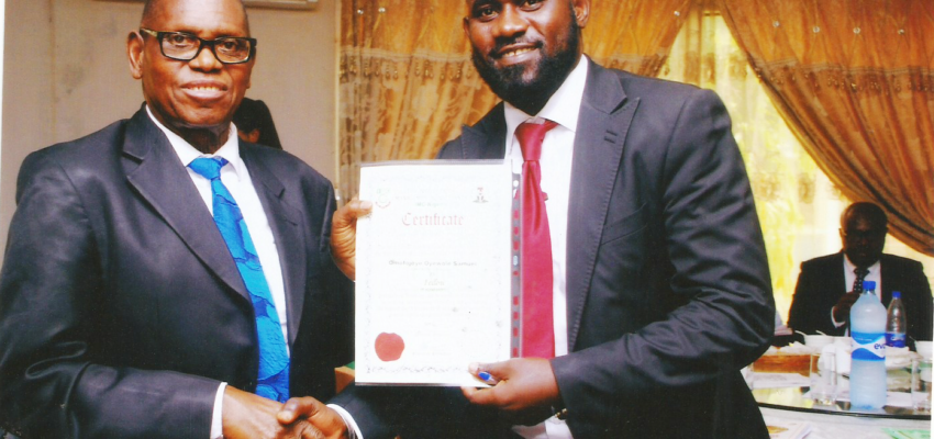 Wole Omofojoye Gets Investiture As Fellow Of The Institute Of Management Consultants.