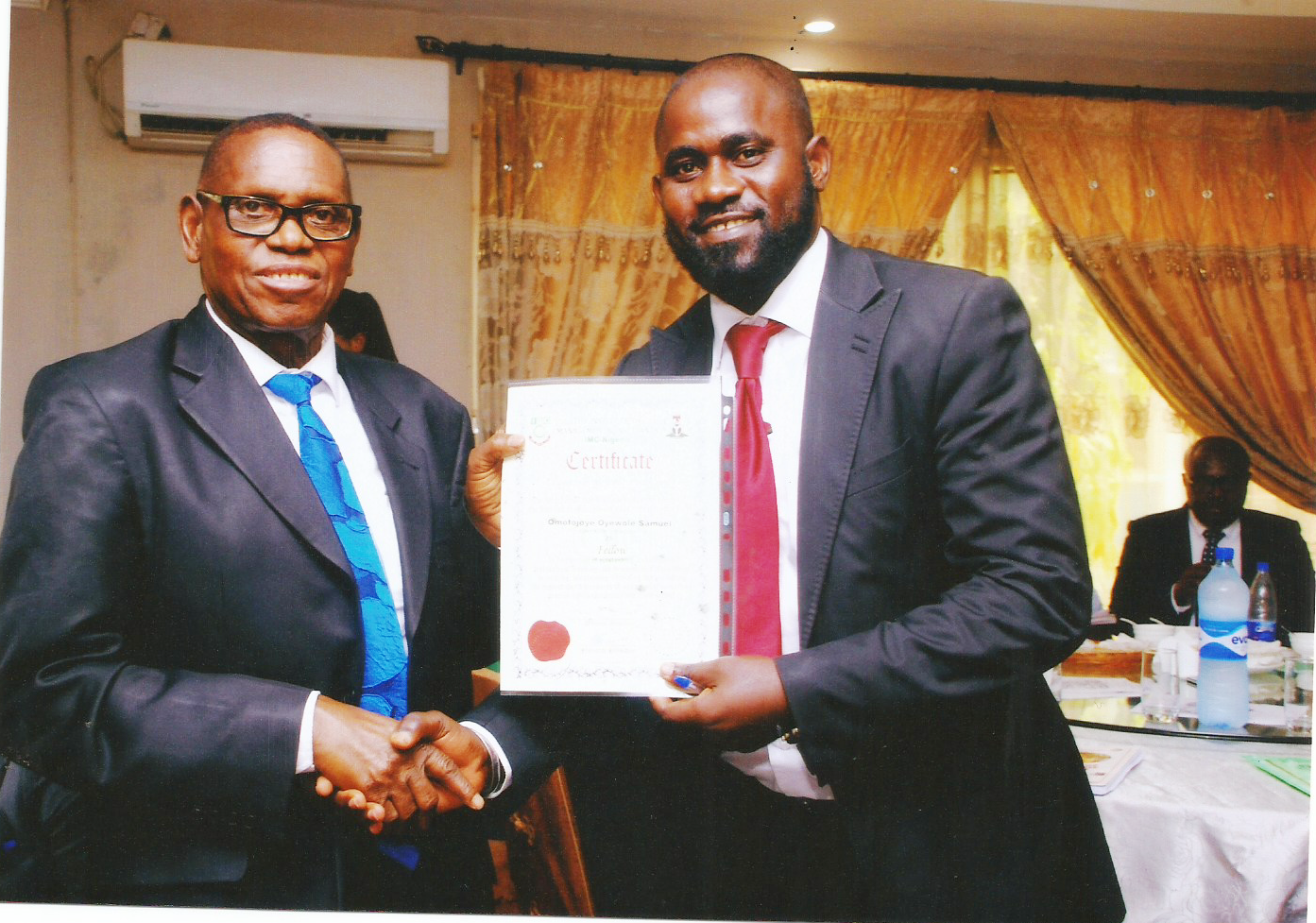 Wole Omofojoye gets Investiture as Fellow of The Institute of Management Consultants.