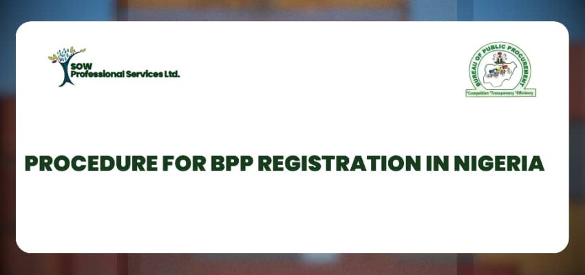 Procedure For BPP Registration In Nigeria