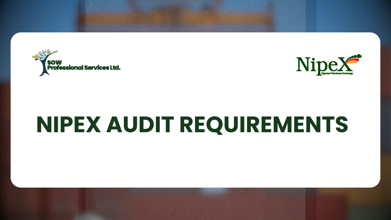 NIPEX AUDIT REQUIREMENTS