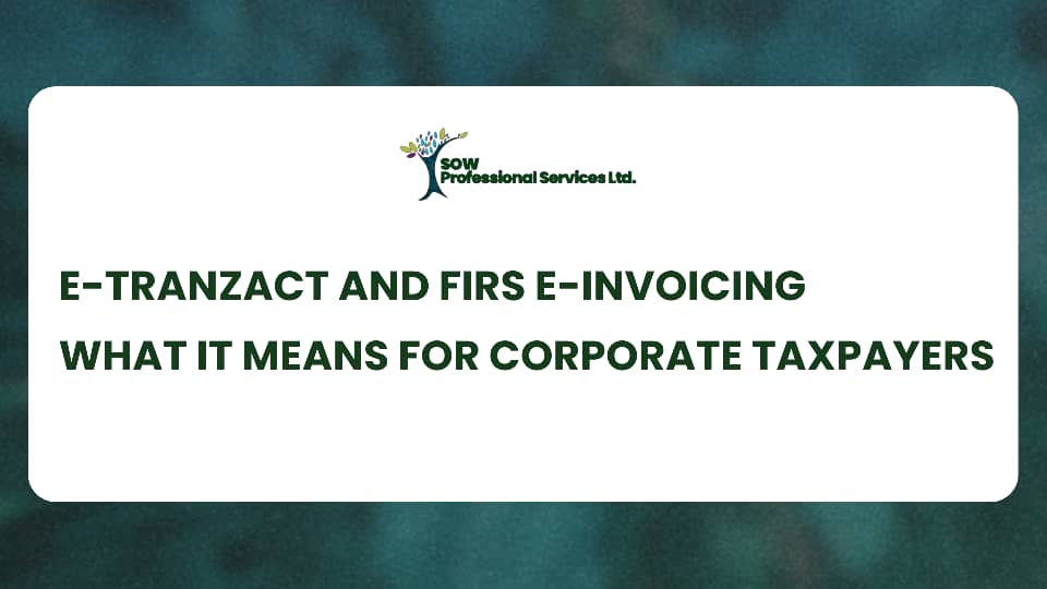 E-Tranzact and FIRS e-Invoicing